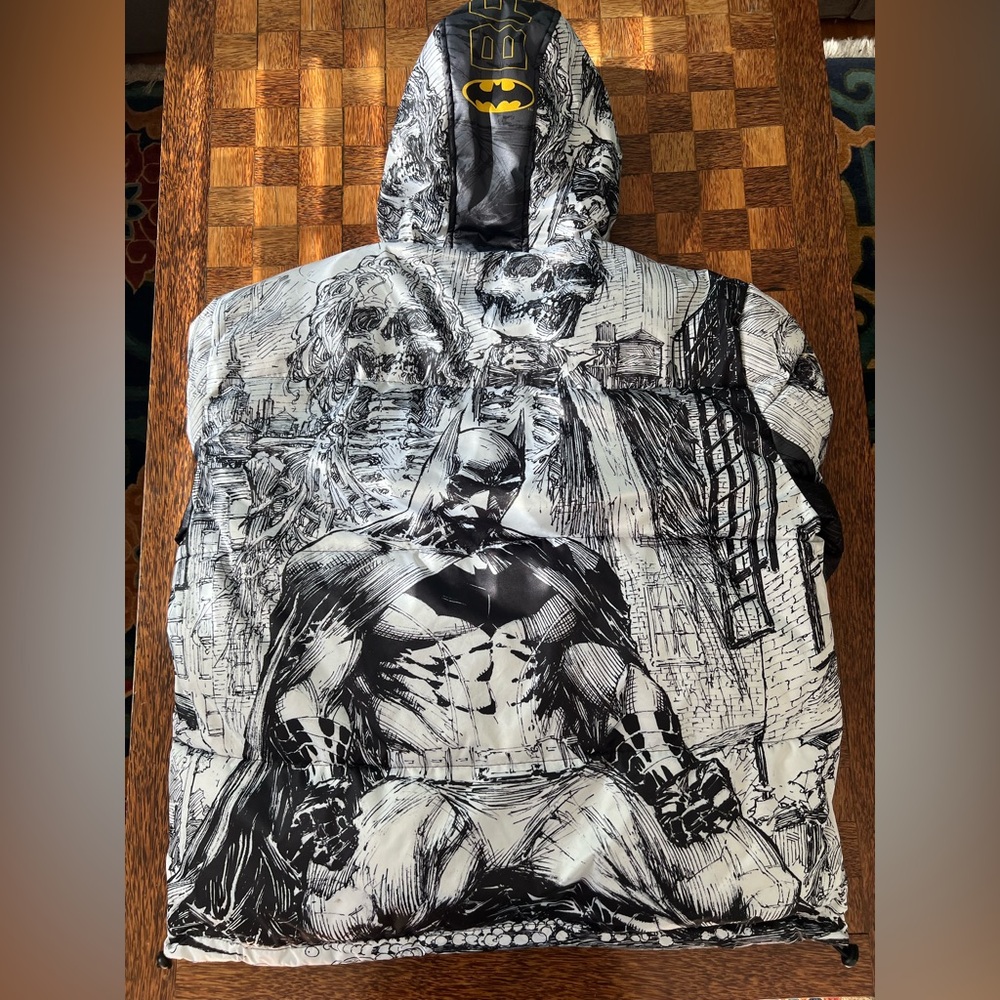 Tango Hotel | Batman Puffer Hooded Jacket Coat